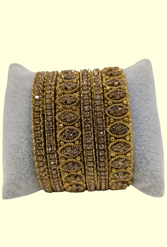 Antique Gold Bangle Set